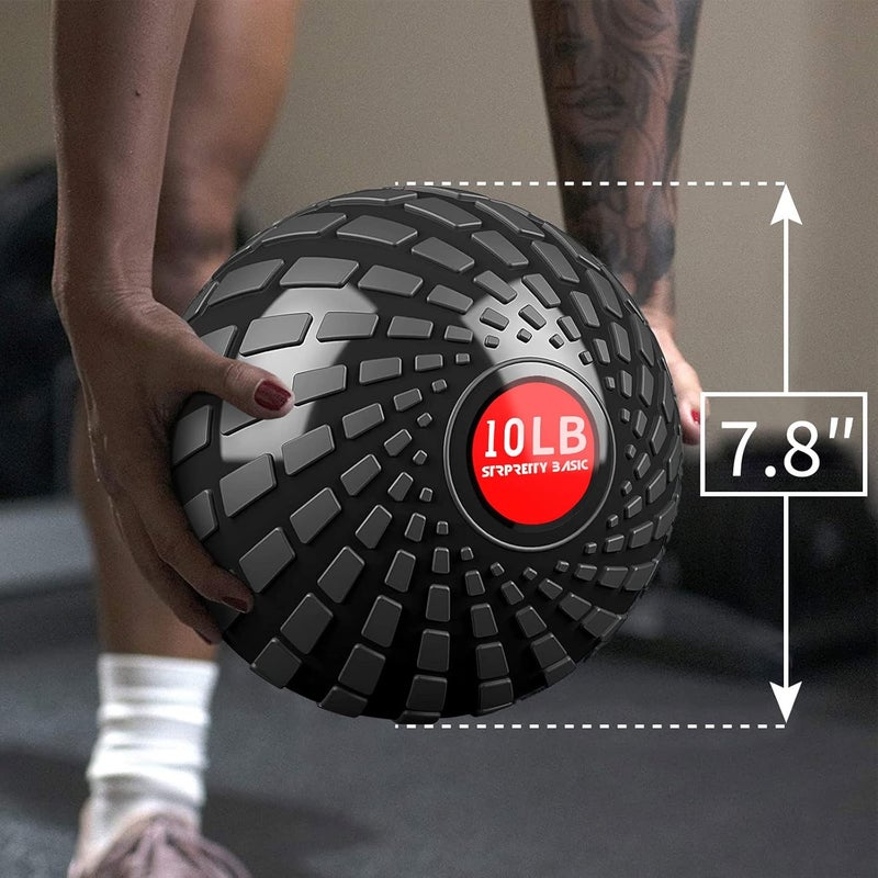 STRPRETTY BASIC Medicine Ball 10 lbs Slam Ball Weighted Balls for Exercise Strength and Crossfit Workout - Image 4